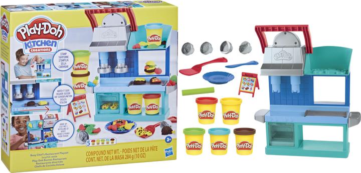 Actual product image Play-Doh Kitchen Creations Colourful Restaurant Kitchen Play Set