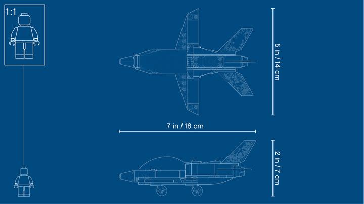 Produktbild LEGO Düsenflieger (60177, LEGO City)