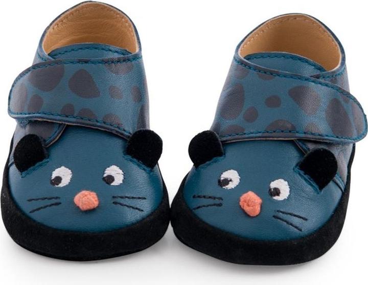 Produktbild Moulin Roty Lederschühchen blauer Panther Dans La Jungle 6/12 Monate (12)