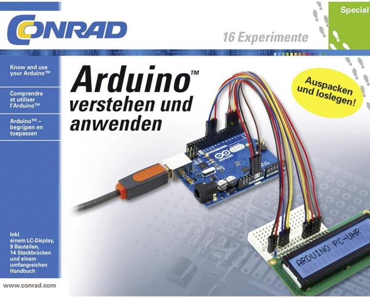 Actual product image Conrad Components Understanding and Using Arduino Learning Package