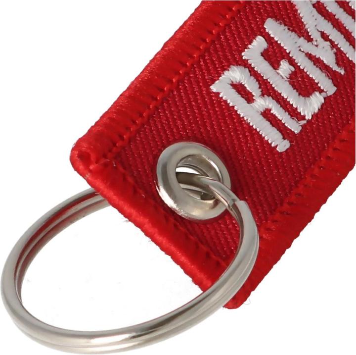 Actual product image AccuCell Pendant with lettering Remove before flight Mini