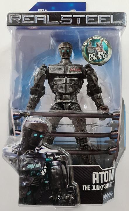 Immagine prodotto Jakks Pacific Figura d'azione della Serie 1 di Real Steel: Atom il Bot della discarica