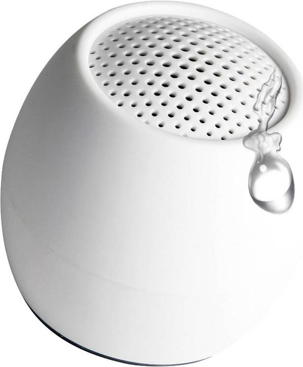 Actual product image Boompods Zero Bluetooth® Speaker Hands-free, Shockproof, Waterproof White (5 h, Rechargeable battery operated)