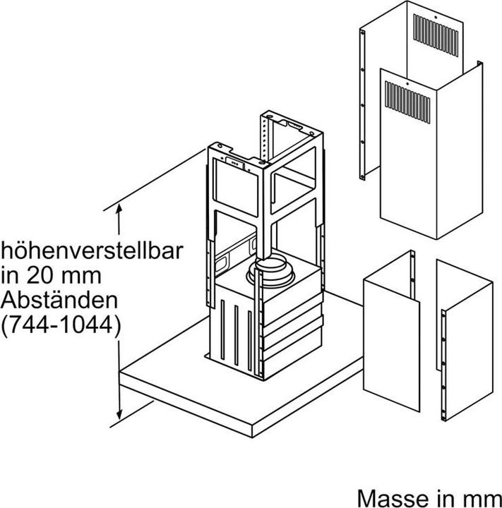 Actual product image Bosch Hausgeräte DIB97IM50 (Island canopy)