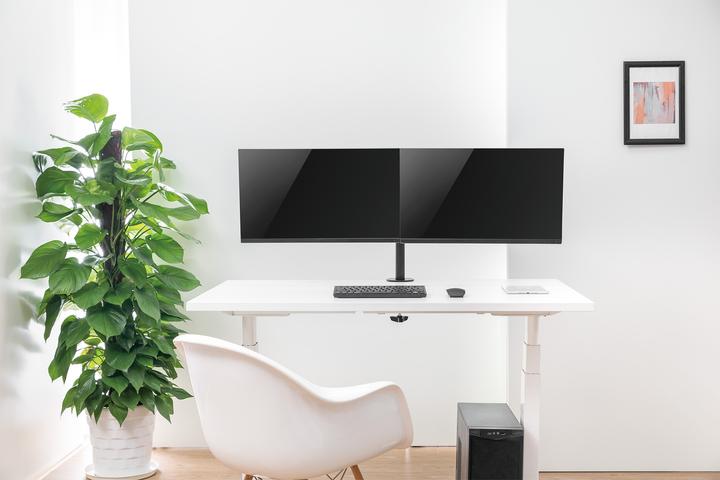 Image du produit Manhattan Bras de moniteur de table pour deux écrans 33 813 (Tables, 32")