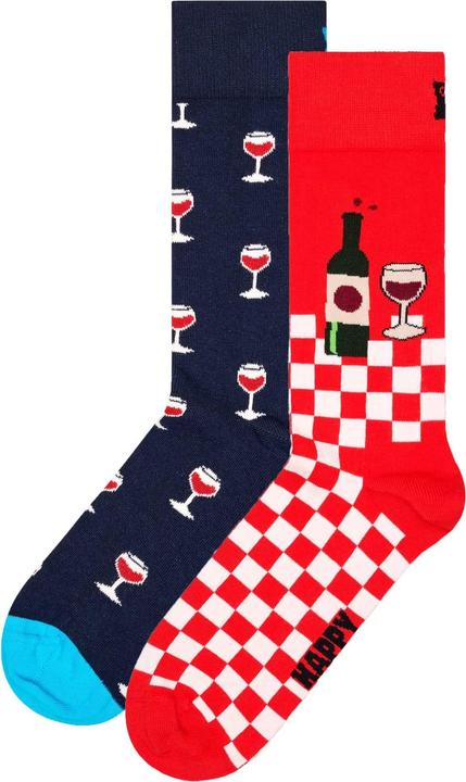Actual product image Happy Socks 2-Pack Wine Gift Set (pack of 2, 41 - 46)
