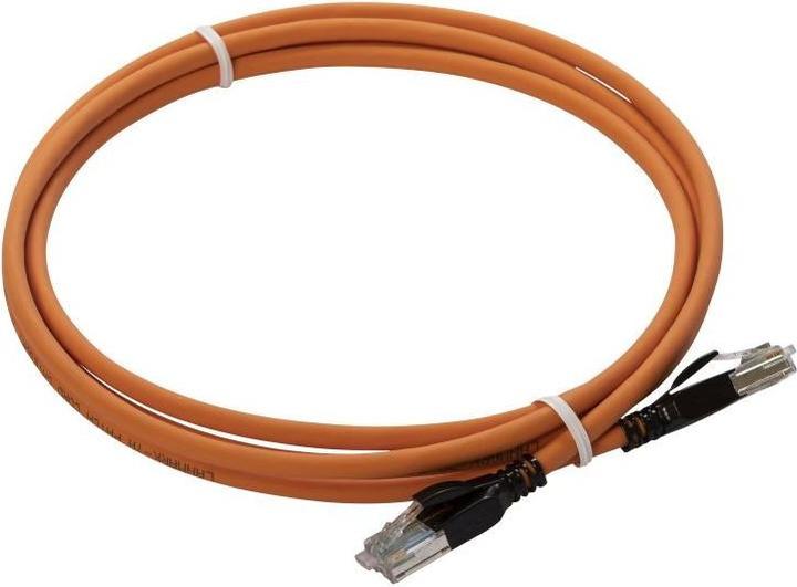 Produktbild Elbro Patchkabel LANmark Kat.7A GG45/GG45, geschirmt, 2m, orange (S/FTP, CAT7, 2 m)