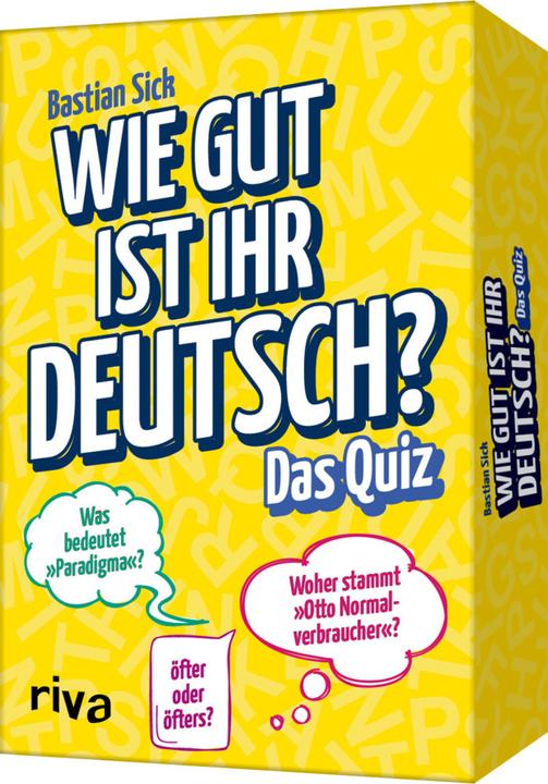 Produktbild Sick:Wie gut ist Ihr Deutsch? Das Quiz (Deutsch)