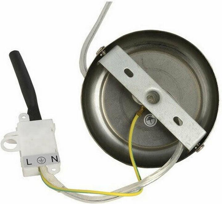 Image du produit Home Works Hill Interiors Lampe suspendue Cône en verre (E27, 40 lm)
