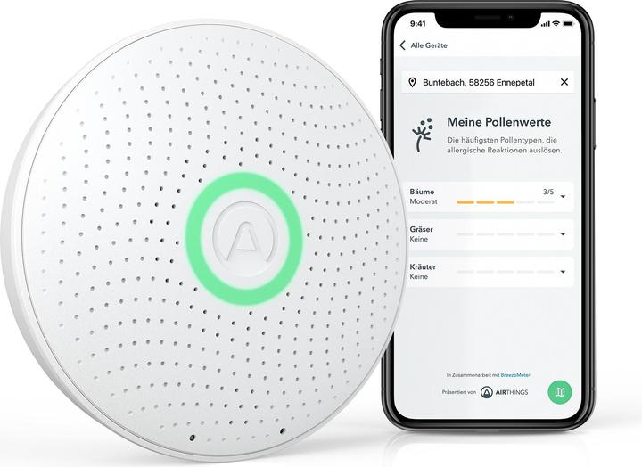 Immagine prodotto Airthings Smart Kit (5x Wave Plus + 1x Hub)