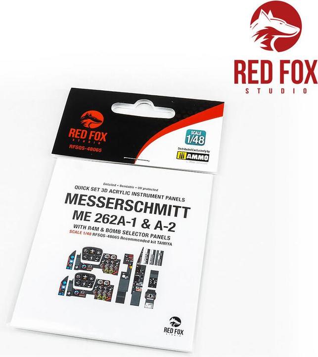 Produktbild 1/48 Messerschmitt Me 262A-1/A-2 with R4M & Bomb Selector (for Tamiya kit)