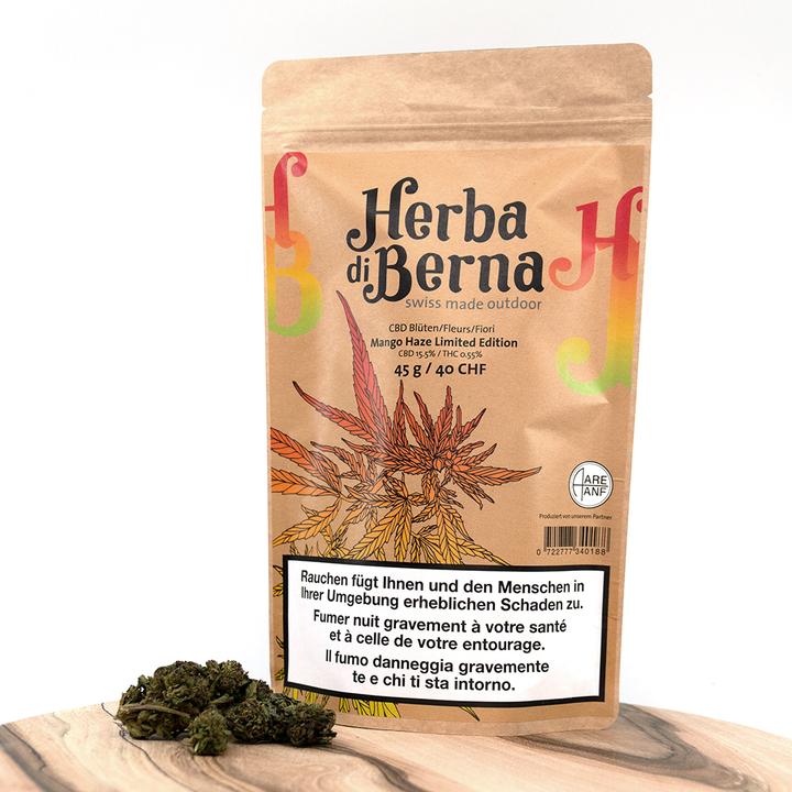 Actual product image Herba di Berna Mango Haze (45 g, Outdoor)
