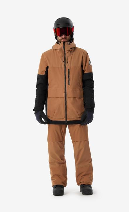 Immagine prodotto Dreamscape Giacca da snowboard da uomo - SNB 500 Ziprotec camel/nero (XXL)