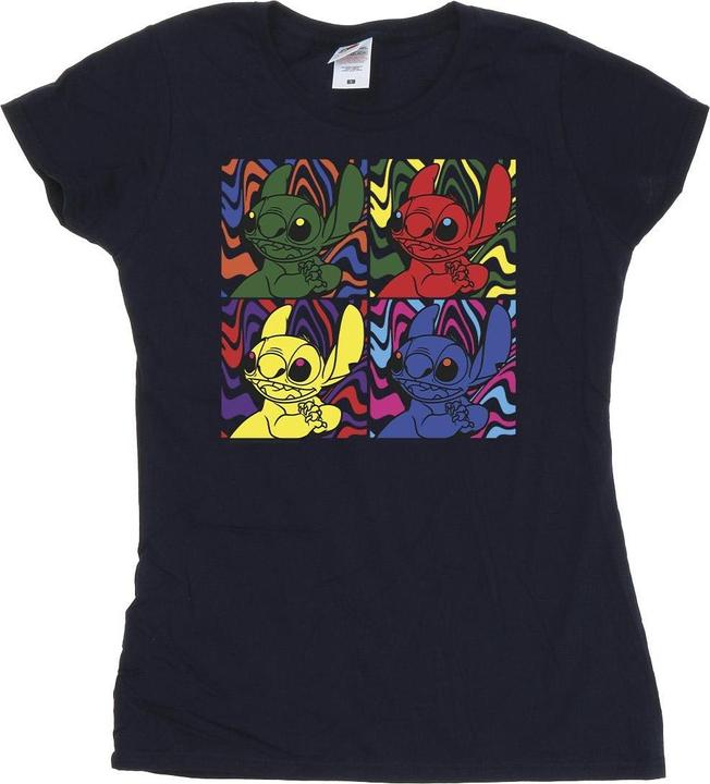 Immagine prodotto Disney Lilo & Stitch Pop Art Maglietta Donna (M)