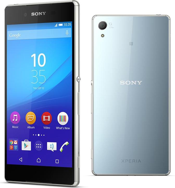 Actual product image Sony Xperia Z3+ (32 GB, Aqua blue, 5.20", Single SIM, 20.70 Mpx, 4G)