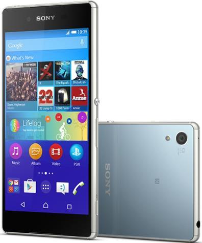 Actual product image Sony Xperia Z3+ (32 GB, Aqua blue, 5.20", Single SIM, 20.70 Mpx, 4G)