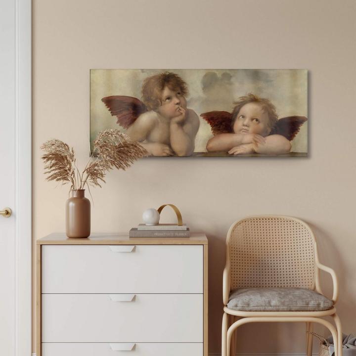 Image du produit Trenddeko Raphaël - Deux anges (40 x 100 cm)