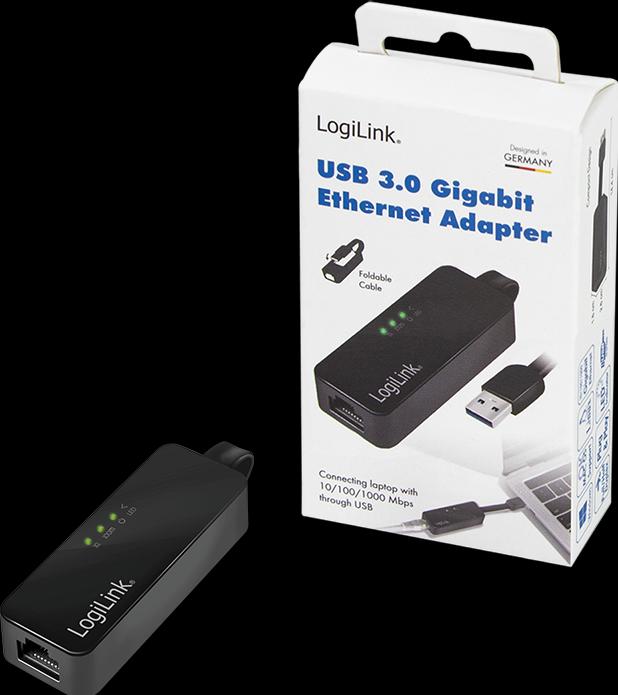 Produktbild LogiLink Gigabit Adapter (USB, RJ45 (1x))