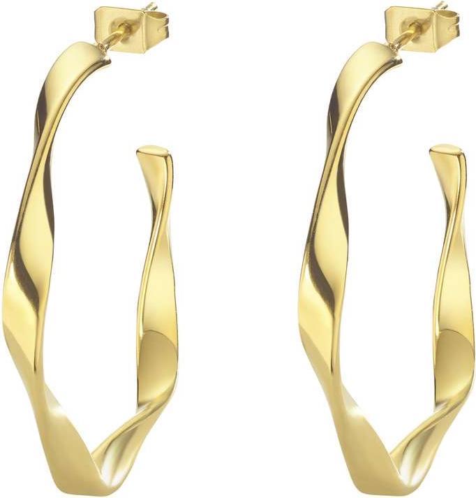 Image du produit Bijouteria Boucles d'oreille (Acier inoxydable, Revêtement PVD (couleur or))