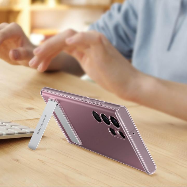 Actual product image Samsung Clear Standing Cover (Samsung Galaxy S22 Ultra)