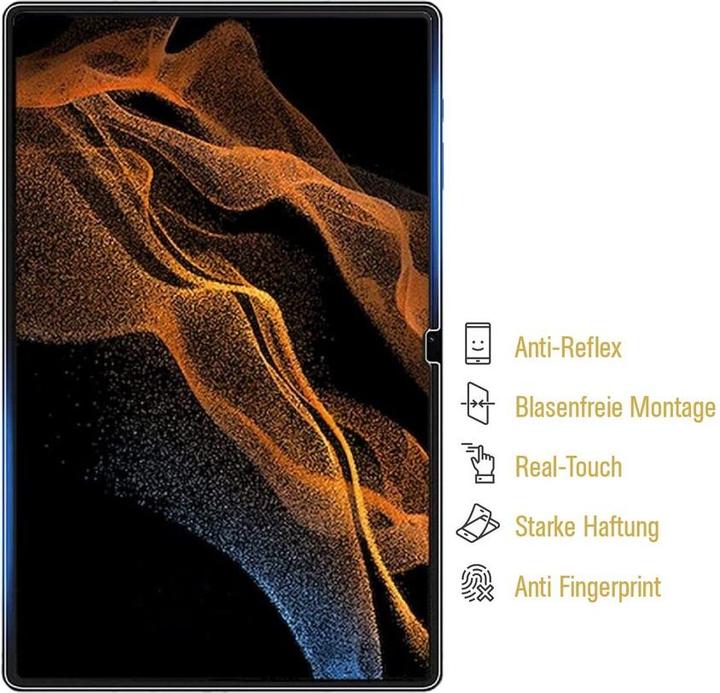 Actual product image Protectorking 1x premium matt anti-reflective screen protector (1 Piece, Galaxy Tab S8 Ultra)
