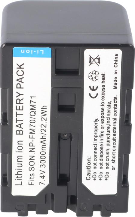 Image du produit AccuCell Batterie Sony NP-FM70, CCD-TRV, Sony DCR-DVD (Batterie)