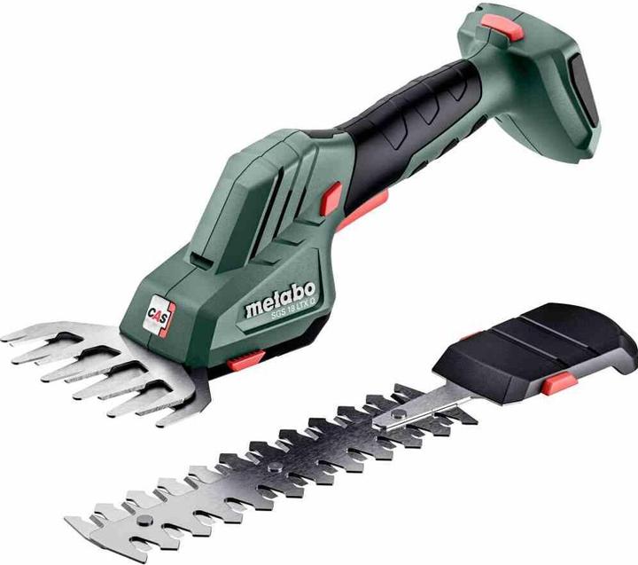 Produktbild Metabo Strauch und SGS LTX Q (Akkuheckenschere)