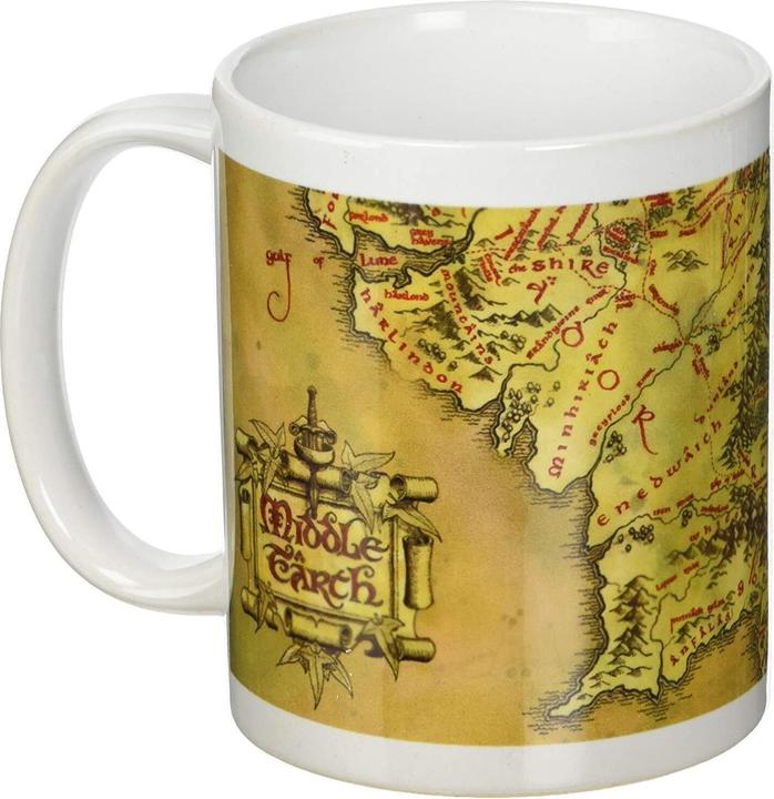 Actual product image Lord of the rings Middle Earth Coffee Mug (325 ml, 1 x)