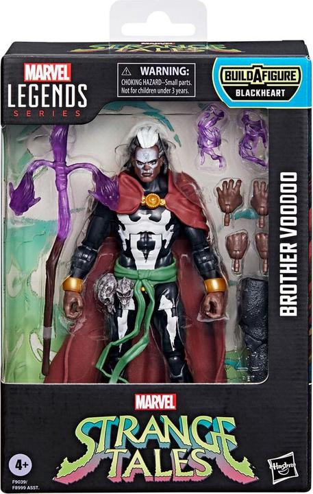 Produktbild Hasbro Strange Tales Marvel Legends Actionfigur Brother Voodoo (BAF: Blackheart) 15 cm