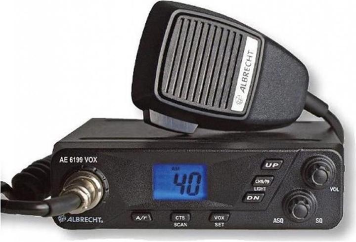 Actual product image Albrecht CB radio AE 6199 VOX (10 km)