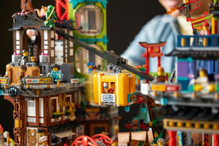 Actual product image LEGO Ninjago - Markets in the City (71799, LEGO Ninjago, LEGO Rare Sets)