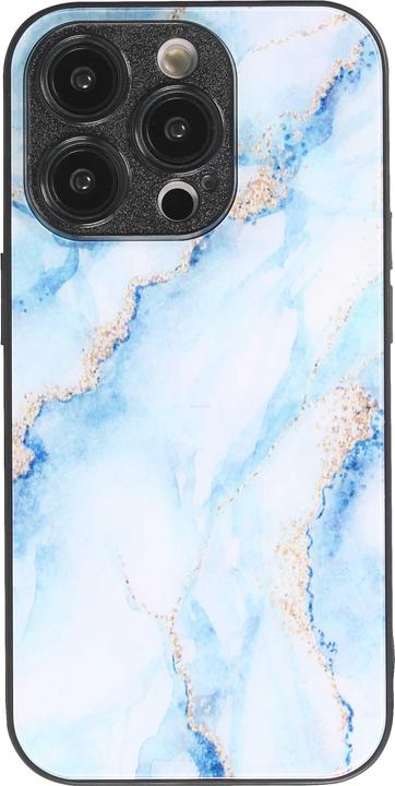 Immagine prodotto PhoneLook Coque Glass marbre avec bord en silicone clair (Apple iPhone 14 Pro Max)