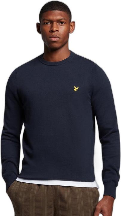 Actual product image Lyle and Scott Cotton round neck sweater (M)