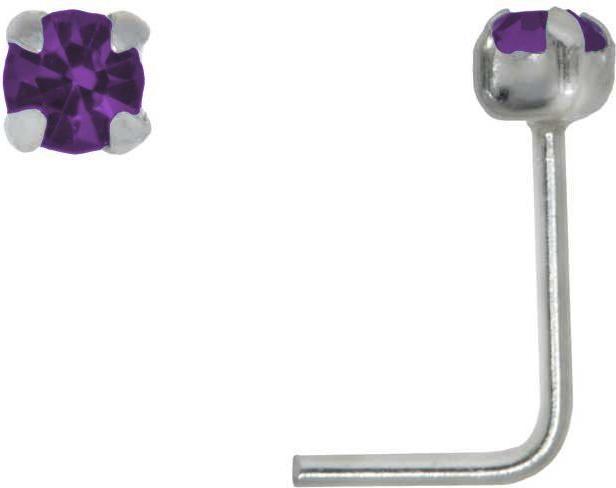 Produktbild Bijouteria Nasenpiercing (Silber 925, Kristall)