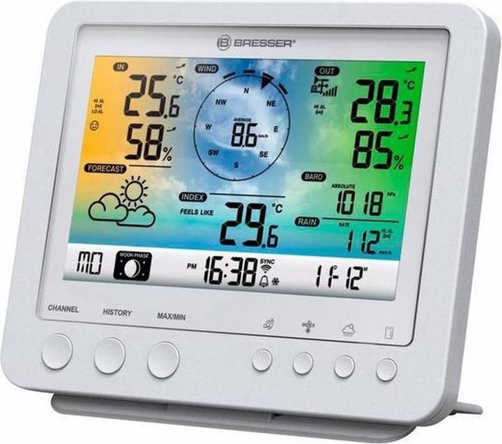 Image du produit Bresser 5 -in -1 Station météo Wi -Fi - Station météo - 39 x 34 cm - Blanc