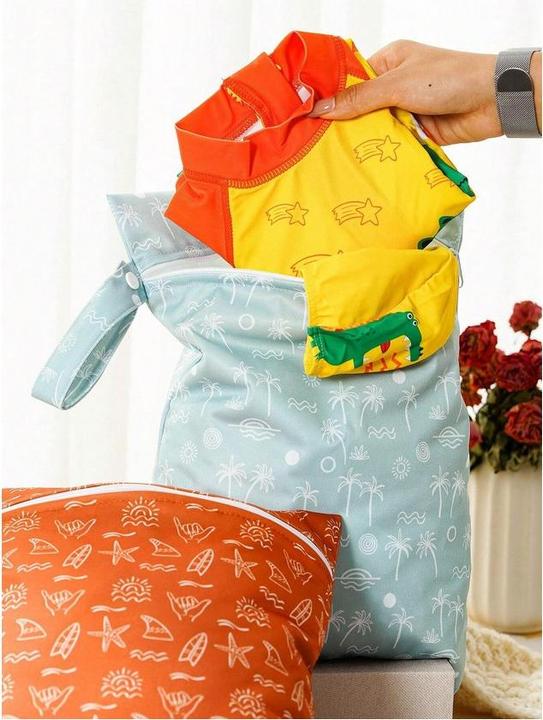 Image du produit ASMI Lot de 2 sacs à couches Wetbag 25x35 cm