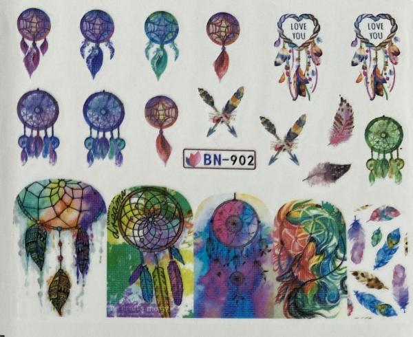 Produktbild Nagellack24 Nail Art Sticker Wassertransfer 902 (Nagellacktrockner)