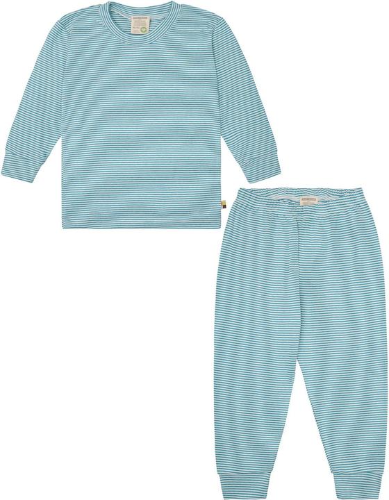 Image du produit loud + proud Pyjama à rayures en fines côtes (110)