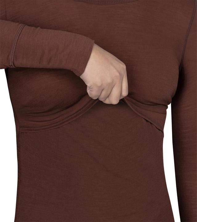Image du produit Normani Sous-vêtements en mérinos - Ensemble de maternité - T-shirt à manches longues et caleçon - 8795 (XS)