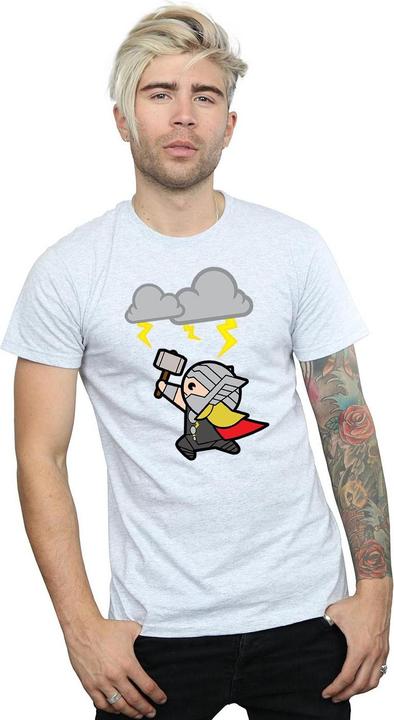 Image du produit - T-shirt KAWAII THOR GOD OF THUNDER - Homme (L)