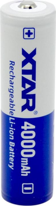 Xtar 18650 Akku mit Schutzelektronik (1 Stk., 18650, 4000 mAh)