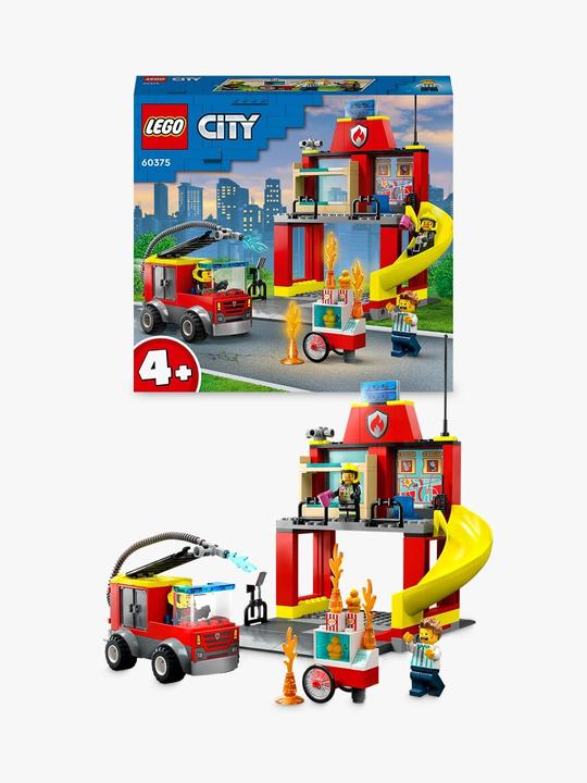 Actual product image LEGO Fire station and fire truck (60375, LEGO City)