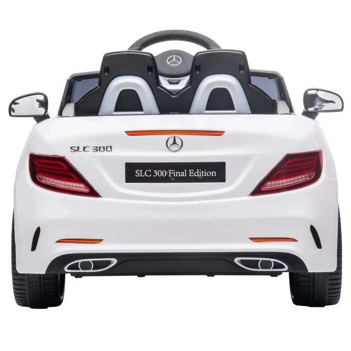 Produktbild Swisshandel24 Elektroauto Kinderfahrzeug, Fernbedienung, Sicherheitsgurt, Musik, ab 3 Jahren, Weiss (12 V)