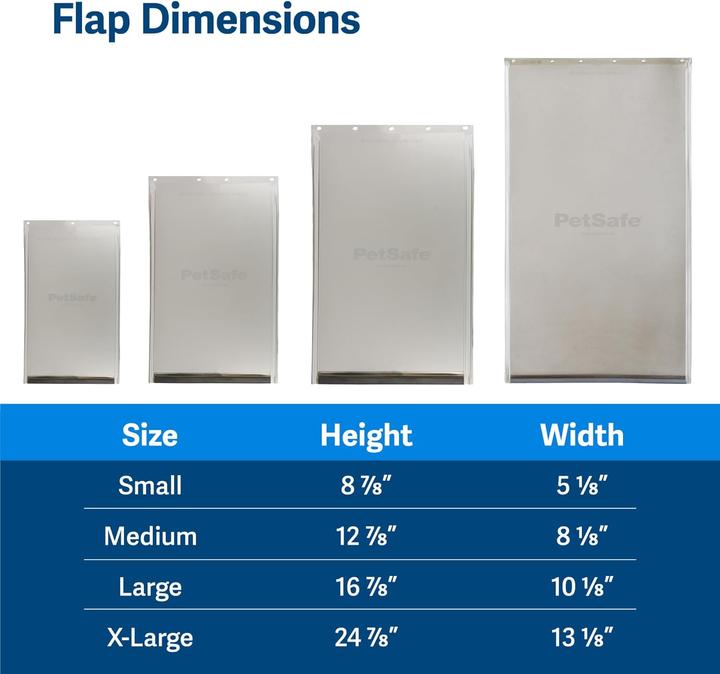 Actual product image PetSafe Replacement flap, L Brown (Magnetic cat flap)