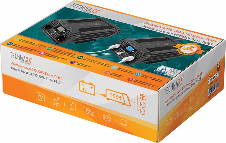 Actual product image Technaxx TE23 - Inverter Sine 3000 W Protective Contact