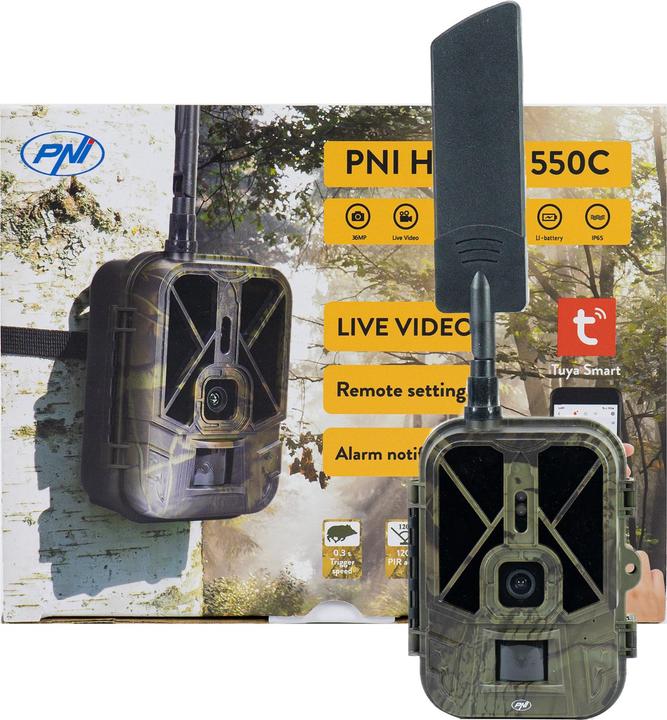 Image du produit PNI Caméra de chasse Hunting 550C Internet 4G LTE, accès en direct et notifications via