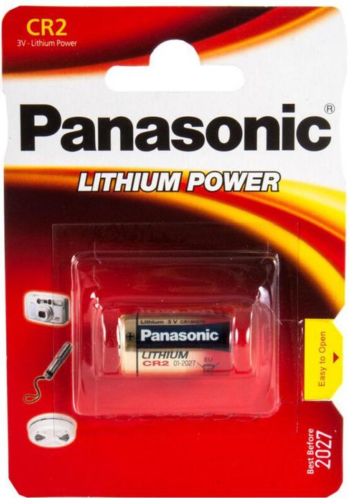 Actual product image Panasonic Photo Lithium CR2 (1 pcs., CR2, 850 mAh)