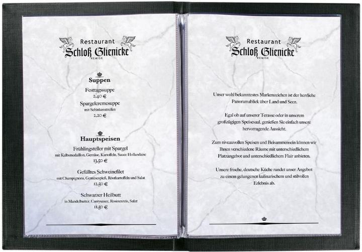 Valeurs nutritives et ingrédients Sigel Dossier de menus