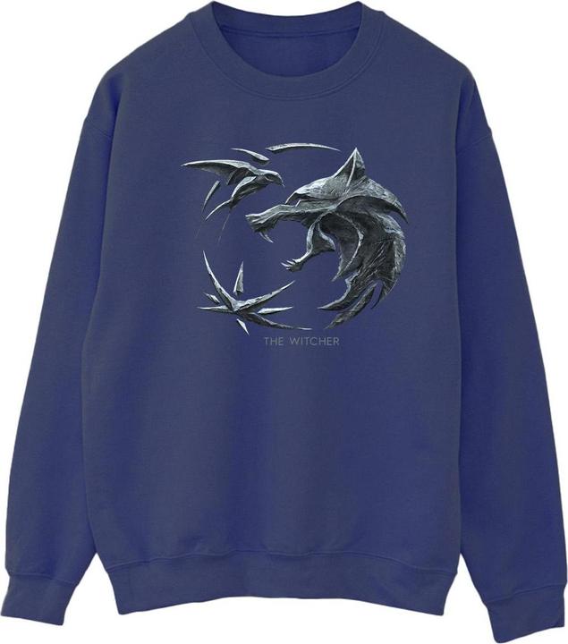 Netflix The Witcher Wolf Logo Sweatshirt (XL)