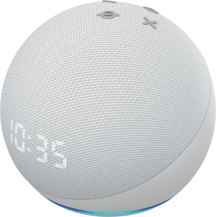Image du produit Amazon Echo Dot (4ème génération) avec horloge (Amazon Alexa)